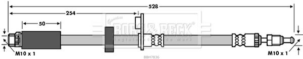 BORG & BECK Jarruletku BBH7836